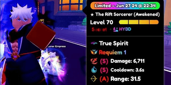 Gambar Product The Rift Sorcerer (Awakened) GOD STATS REQUIEM TRAIT