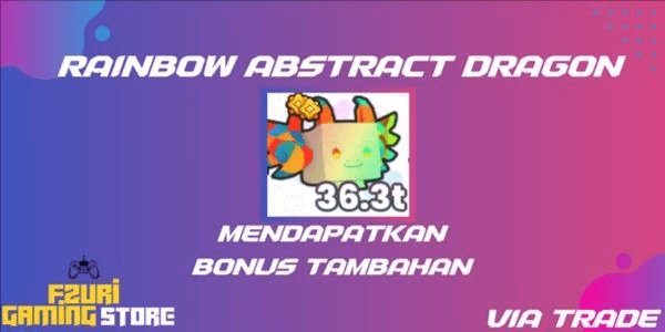 Gambar Product Rainbow Abstract Dragon ( 36.3t ) | Pet Simulator 99