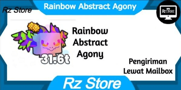 Gambar Product Rainbow Abstract Agony