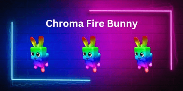 Gambar Product Chroma Fire Bunny - Murder Mystery 2