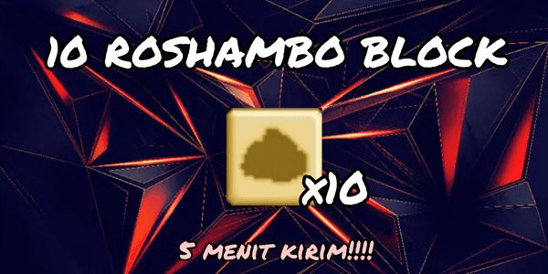 Gambar Product 10 Pcs Roshambo Blocks