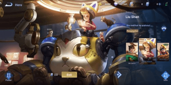 Gambar Product Skin Kitty Attack (Liu Shan)