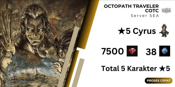 Gambar Product Akun Octopath Traveler CotC Premium Edition