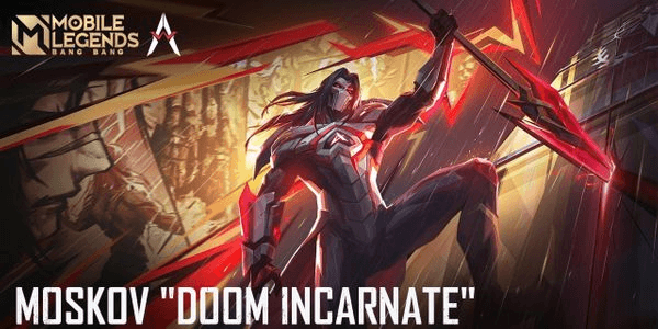 Gambar Product Gift Skin Mobile Legends Moskov Doom Incarnate (Abyss Skin Moskov) / Skin Ml / Skin Epic / Diamond Ml / Dm Ml / Efek Recall Tas Tas / Akun Ml