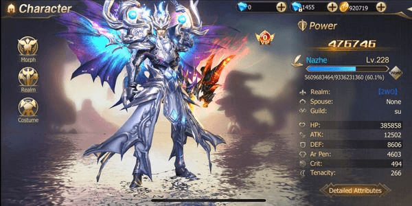 Gambar Product LIGHT OF CHAOS LEVEL 200 + ARENA RANK 100