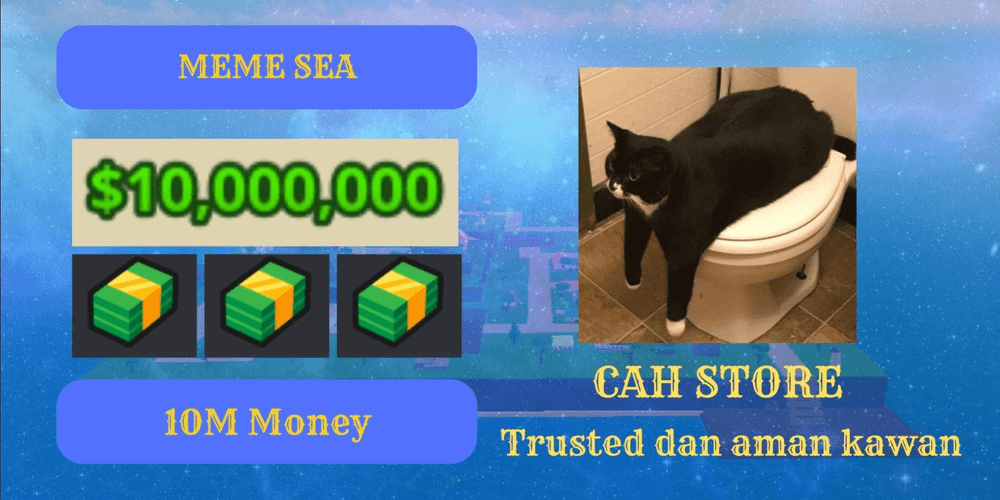 Beli Money 10M Money Meme Sea Meme Sea Roblox Terlengkap dan Termurah