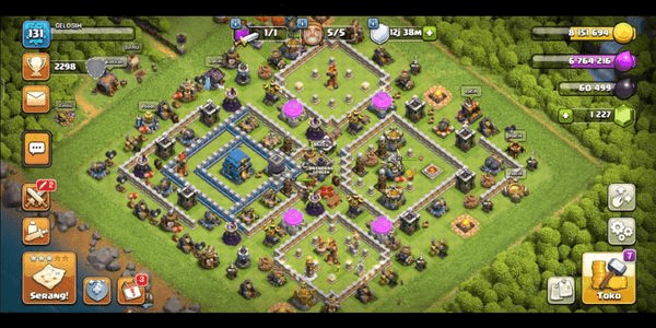 Gambar Product akun clash of clan th 12