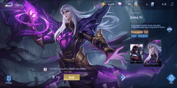 Dark Magician Skin (Sima Yi)