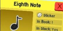 Gambar Product Eighth Note