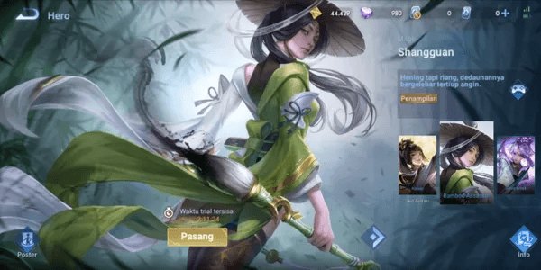 Bamboo Assassin Skin (Shangguan)