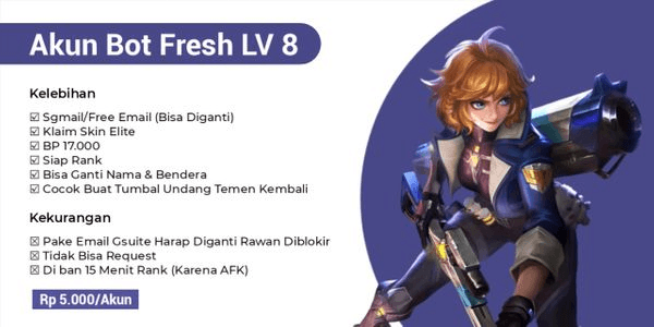 Gambar Product Fresh Level 8 Account