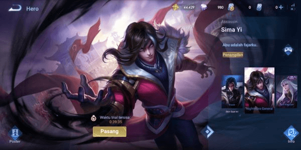 Gambar Product Nightmare General Skin (Sima Yi)