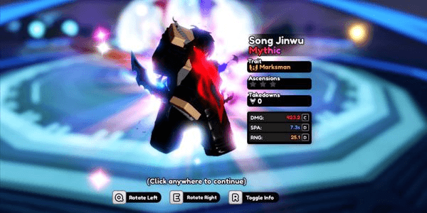 Gambar Product Song Jinwu(SJW) Starter Account + Gems | Anime Vanguards