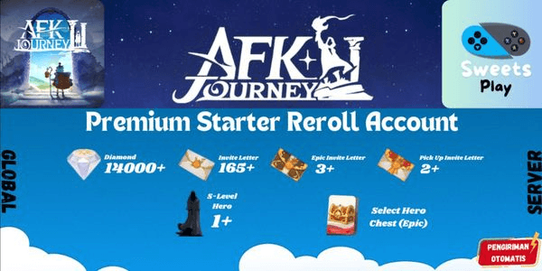 Gambar Product [GLOBAL] Afk Journey Premium Starter Reroll Account