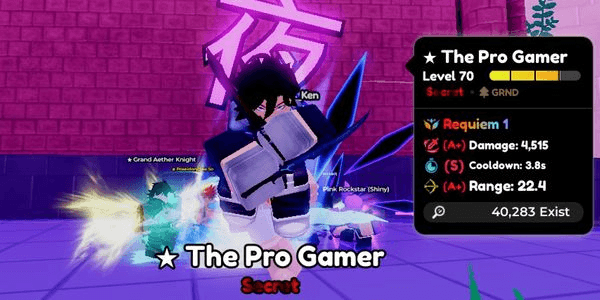 Gambar Product The Pro Gamer Requiem (SJW) Secret Evo Good Stats
