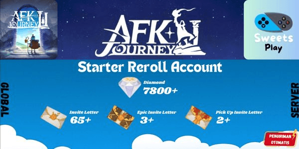 Gambar Product [GLOBAL] Afk Journey Starter Reroll Account