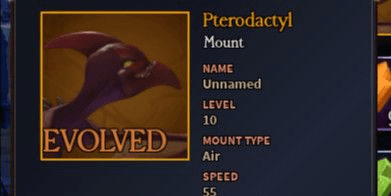 Gambar Product Pterodactyl Mount Evo Lvl 10