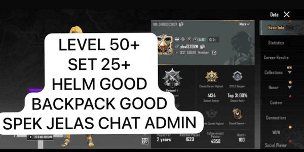 Gambar Product AKUN POLOSAN LEVEL 50 LOG GOOGLE PLAY