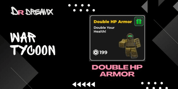 Gambar Product Double HP Armor - War Tycoon