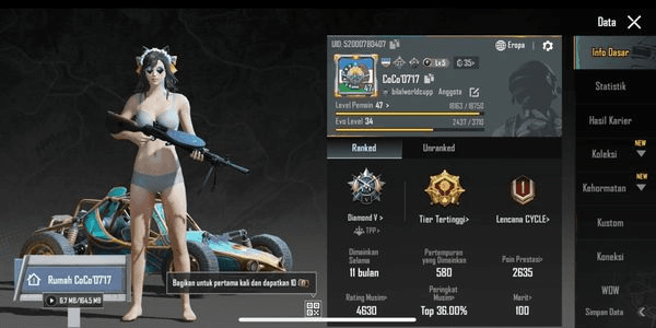 Gambar Product AKUN LEVEL 40 POLOSAN SET LUMAYAN