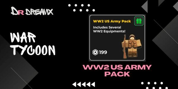 Gambar Product WW2 US Army Pack - War Tycoon