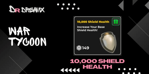 Gambar Product 10.000 Shield Health - War Tycoon