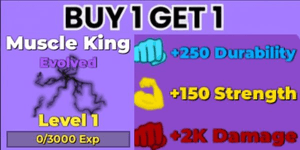 Muscle Legends - Muscle King Aura LVL 1