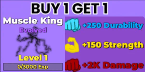 Muscle Legends - Muscle King Aura LVL 1
