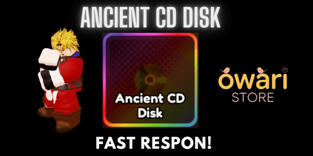 Beli Item Ancient CD Disk Anime Last Stand Anime Last Stand Roblox