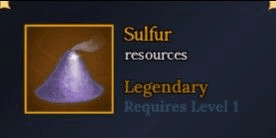 50 Sulfur