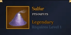 50 Sulfur