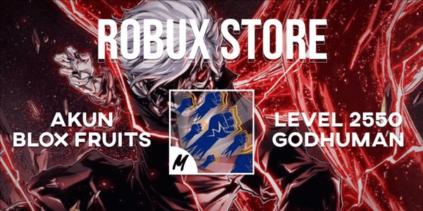 Gambar Product Blox Fruit Account Max Level + Goodhuman ( Datpol )
