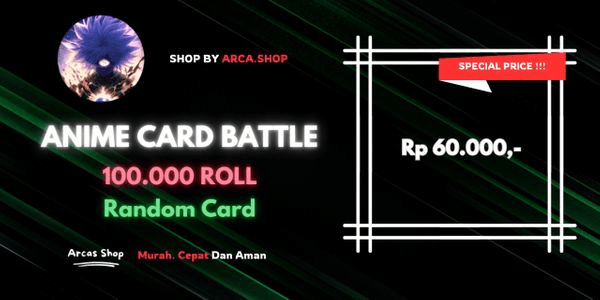Gambar Product Anime Card Battle Account | 100,000 Rolls