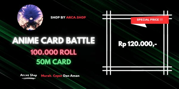 Gambar Product Akun Anime Card Battle | 50M Card