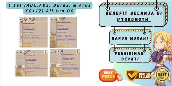 Gambar Product 1 Set (ADC,ADS, Durex, & Arus XG+12) All tun DG