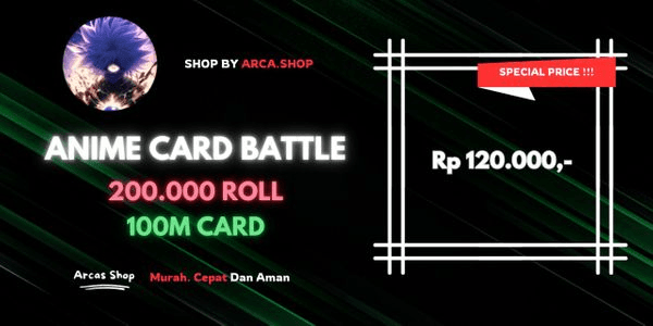 Gambar Product Akun Anime Card Battle | 100M Card + 200.000 Roll