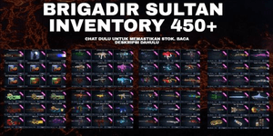 BRIGADIR SULTAN 인벤토리 450+ QC 5개월 QR 5개월. (주문 전 채팅, 코드 LV1)