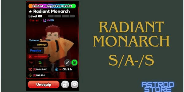 Gambar Product Radiant Monarch Allmighty