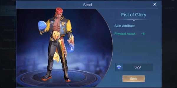 Gambar Product Fist of Glory (Epic MVP Skin Paquito)