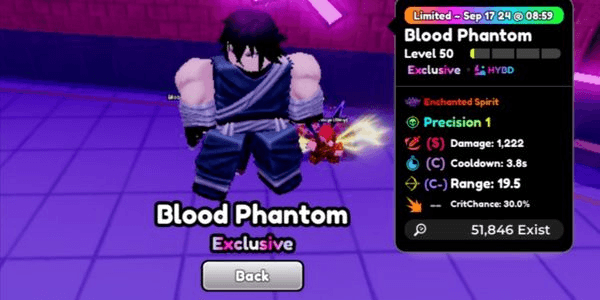 Gambar Product Blood Phantom unevo (Exclusive) Precision 1 - Anime Defenders