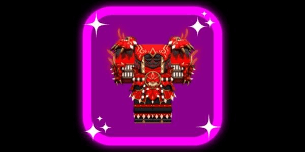 Gambar Product Purple Akuma Warrior Armor Dungeon Quest RBL
