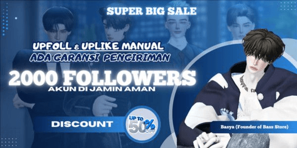 Gambar Product 2000 Followers zepeto cepat,aman,murah