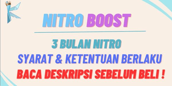 Gambar Product 3 Months Nitro