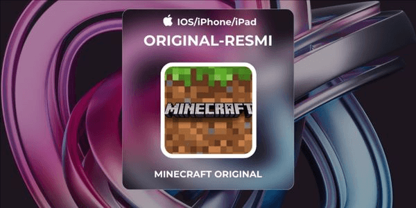 MINECRAFT ORIGINAL - iOS/iPhone/iPad LEGAL TERMURAH (ORIGINAL)