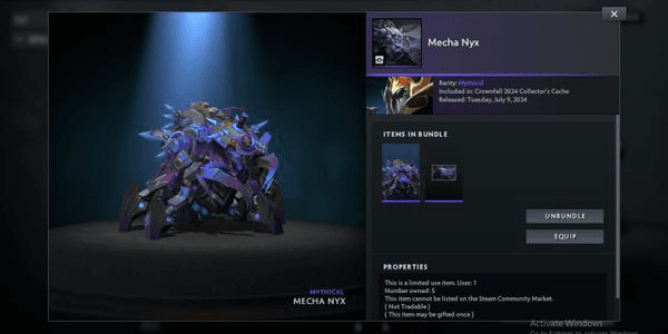 Gambar Product Mecha Nyx (Bundle Nyx AssassinCrownfall Act III and Collector's Cache)