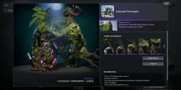 Gambar Product Colossal Terrorpin (Bundle Tiny Crownfall Act III and Collector's Cache)