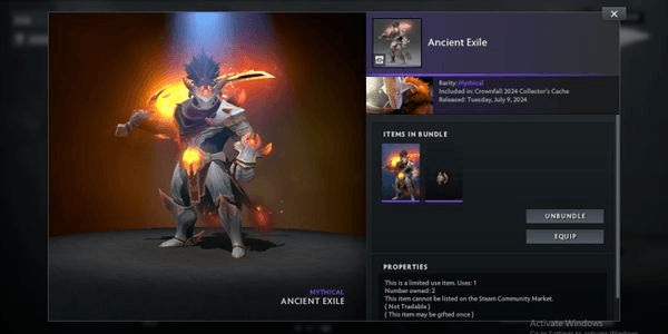 Gambar Product Ancient Exile (Bundle Juggernaut Crownfall Act III and Collector's Cache)