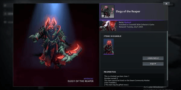 Gambar Product Elegy of the Reaper (Bundle Grimstroke Crownfall Act III and Collector's Cache)