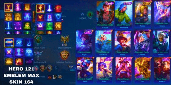 LIMIT SELENA, STAR BENED CLAUDE, DRAGON LANCE, LUNAR SUN , VENOM GS, EPIC MANY