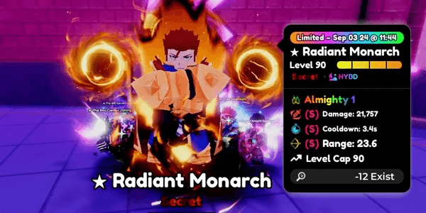 Radiant Monarch Almighty